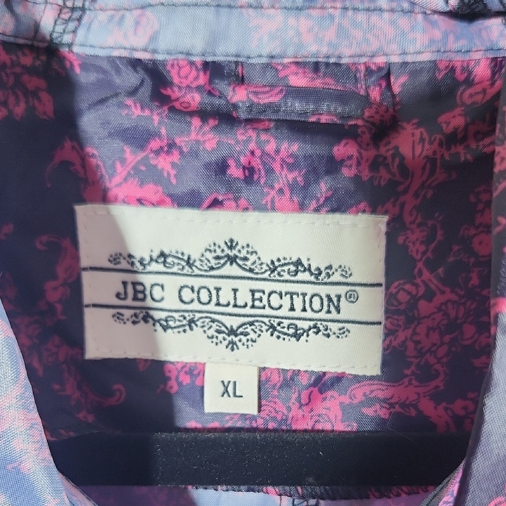 Chic Pink and Black Utility Jacket with Full-Length Zipper - Picture 2 of 16
